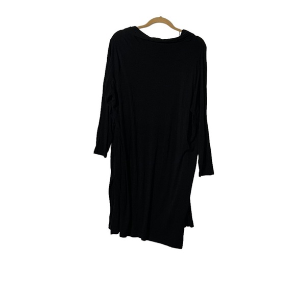 Vince Camuto Drape Open Front Lightweight Sweater Black Size 1X - Picture 2 of 6